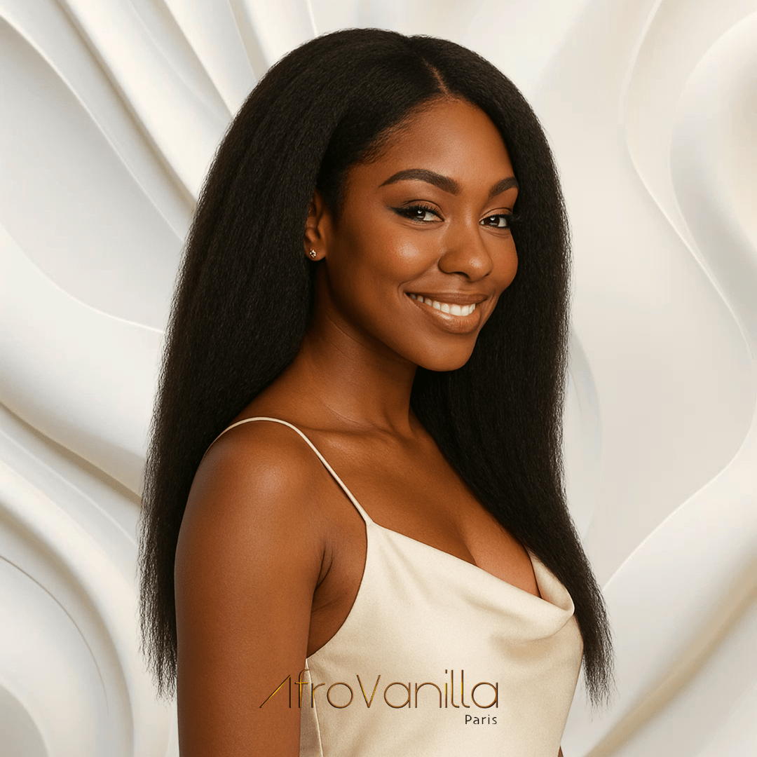 Afro Lissé Effet Brushing- kinky Straight