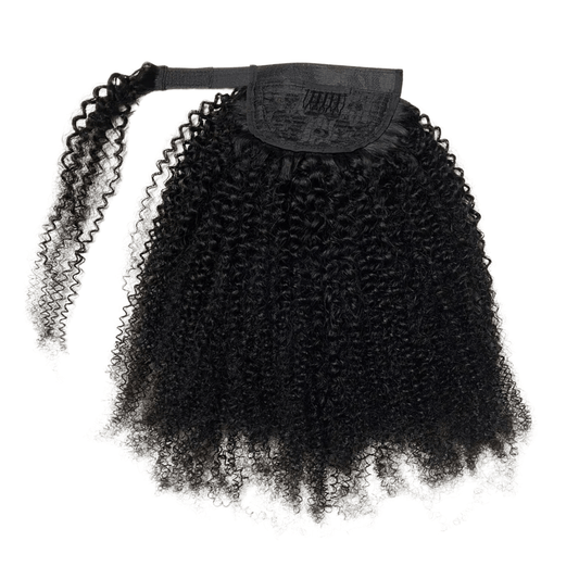Queue de Cheval Ponytail - Afro Kinky Crépus 4B/4C (Wrap)