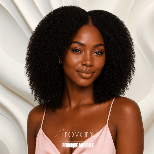 Perruque Médicale  - Afro Kinky Curly - 4B/4C