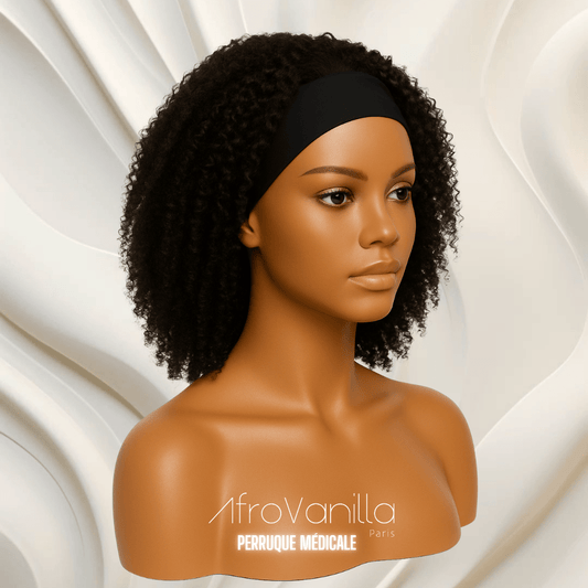 Perruque Bandeau Médicale  - Curly 3C