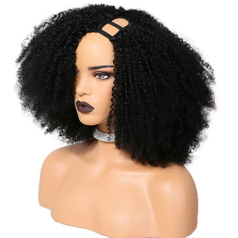 Perruque en U Part - Kinky Curly 4B - AfroVanilla